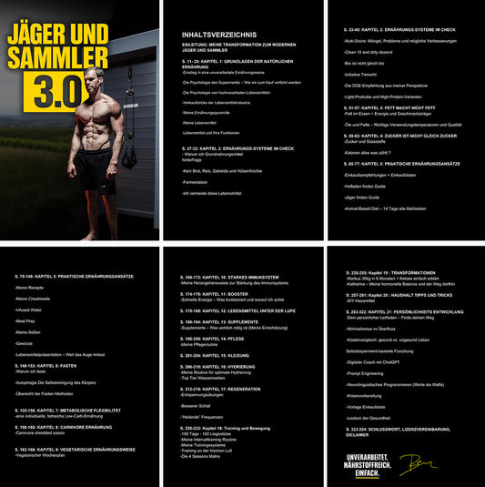 Buchversion - JÄGER UND SAMMLER 3.0 - Transformation durch echte Lebensmittel