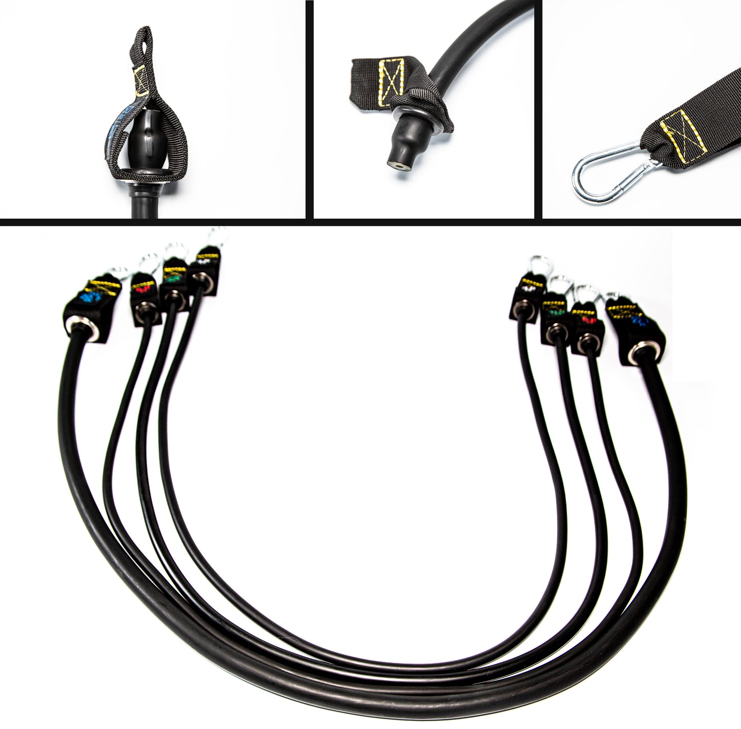 Master Box Set - Crossbar + Crosspull Set 80 Kg Widerstand - inkl Tür und Outdoor-Anker, Handgriffe, Fußschlaufen - Crossbar portable gym