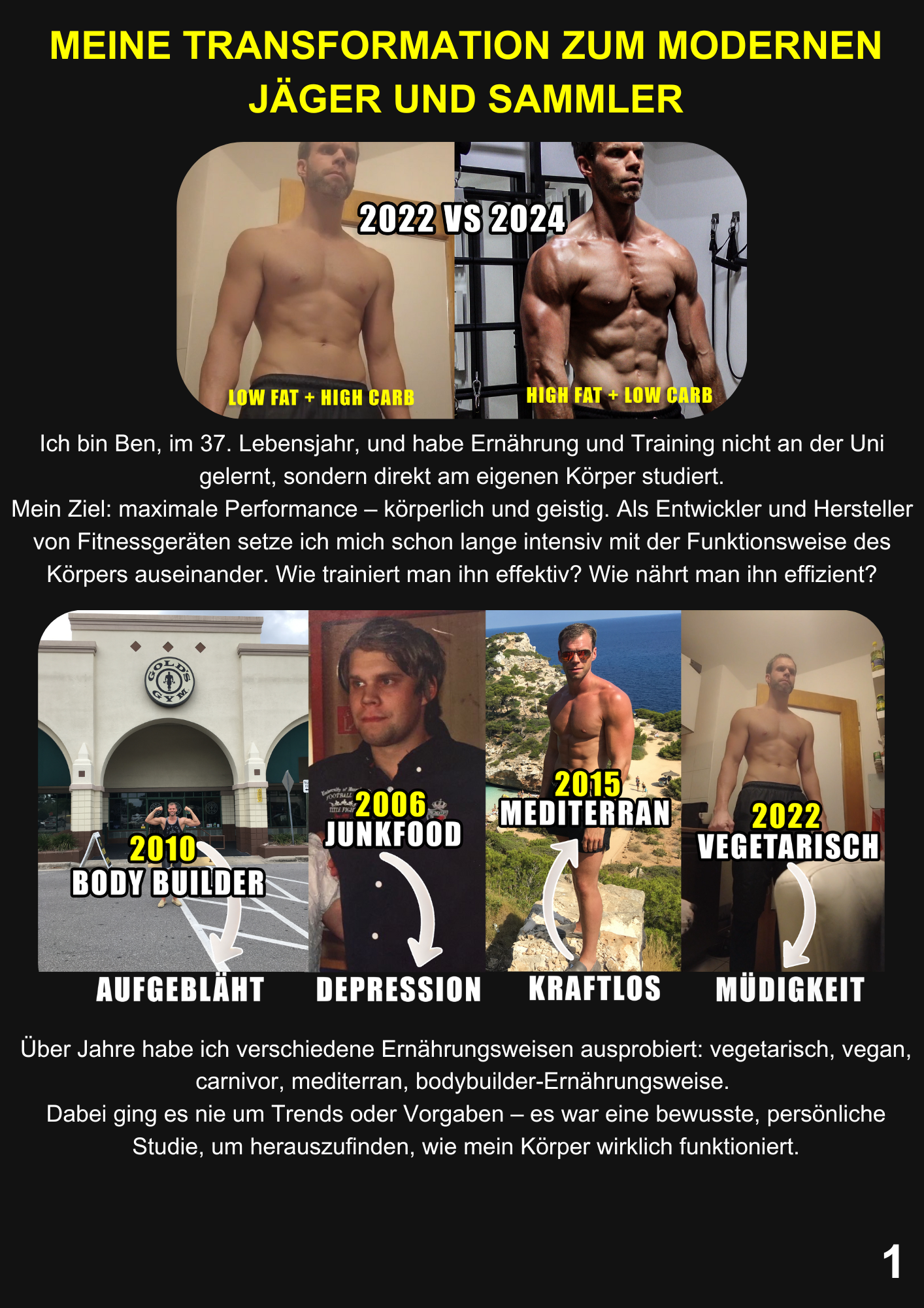 E-Book Version - Jäger und Sammler 2.0: Transformation durch echte Lebensmittel – Crossbar Ben