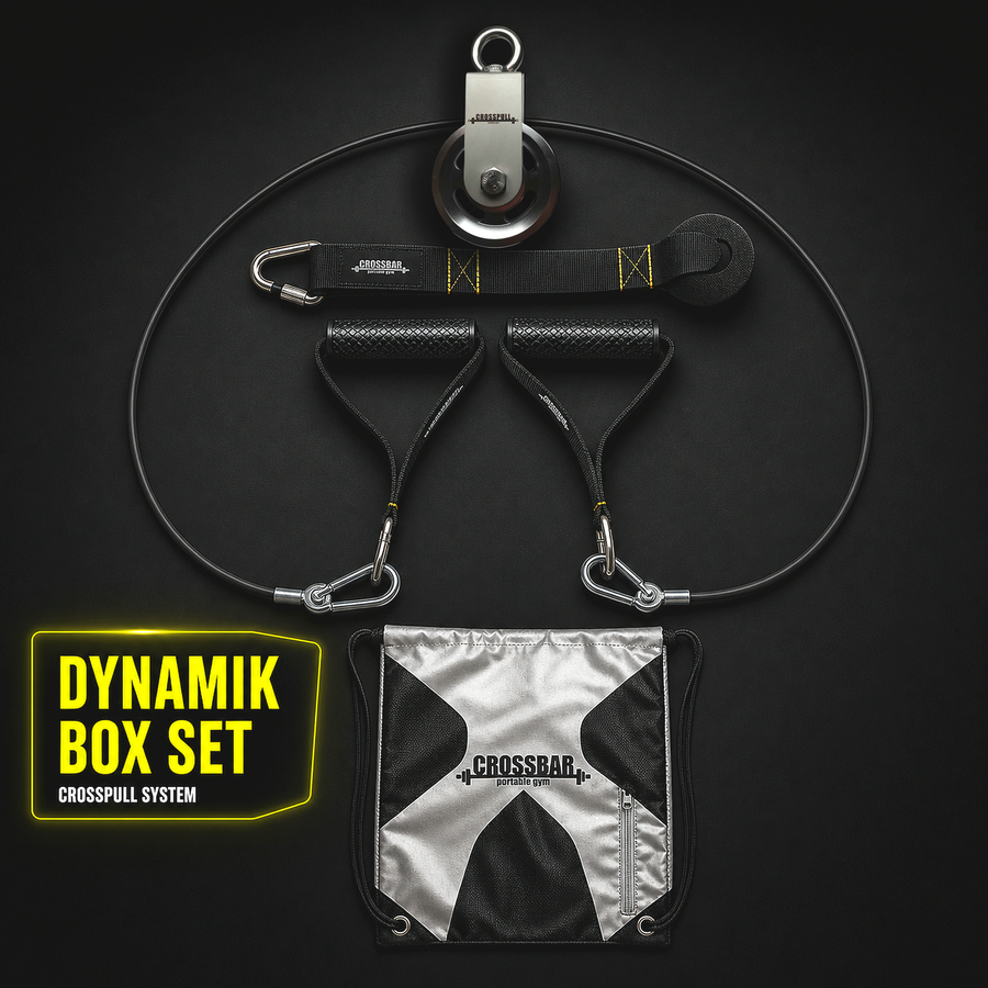 Crosspull Pro: Der Dynamische Funktionstrainer Komplettset - inkl. Türanker und Tasche